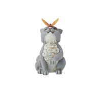 Enesco Heartwood Cr y Jim Shore - Statuetta di gatto farfalla sul naso