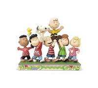 Enesco Jim Shore 6006932 - Statuetta di Peanuts Gang, altezza 19 cm, colore: Marrone