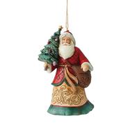 Enesco Jim Shore Babbo Natale con albero e giocattolo ornamento
