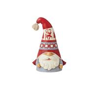 Enesco Jim Shore Heartwood Cr our Seasons Nordic Gnome Flap Hat Figurine