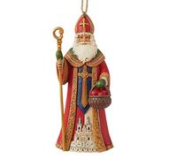 Enesco Jim Shore Heartwood Creek Christmas Around The World Ceca Santa Ornamento da appendere, 11,7 cm, multicolore