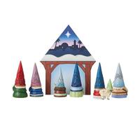 Enesco Jim Shore Heartwood Creek, piccolo ma miracoloso gnomo natalizio, 8 cm, multicolore