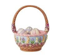 Enesco Jim Shore Heartwood Creek - Set di statuette per il 19° anno di Pasqua con uova, 20,3 cm, multicolore