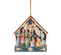 Enesco Jim Shore - Ornamento da appendere, 9,8 cm H, resina di pietra