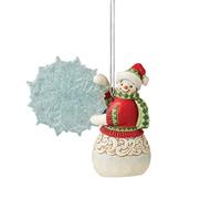 Enesco Jim Shore - Statuetta decorativa a forma di fiocco di neve