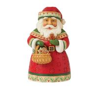 Enesco Jim Shore - Statuetta di Babbo Natale con biscotti