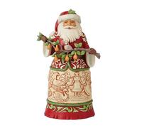 Enesco Jim Shore - Statuetta di Babbo Natale dei dodici giorni
