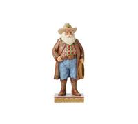 Enesco Jim Shore - Statuetta di Babbo Natale occidentale