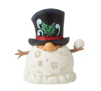 Enesco Jim Shore - Statuetta di gnomo pupazzo di neve