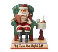 Enesco Jim Shore TWAS The Night Santa Reading Figurine