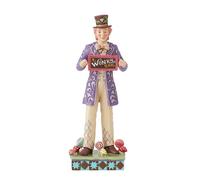Enesco Jim Shore Willy Wonka - Statuetta rotante di Chocbar