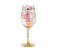 Enesco Lolita Happy 40th Birthday Bicchiere da vino
