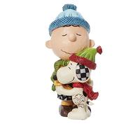 Enesco Peanuts by Jim Shore Snoopy & Charlie Brown - Statuetta abbracciata