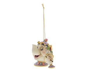 Enesco Sospensione Mrs Potts & Chip, PVC, Multicolore, 4x3x6.5 cm