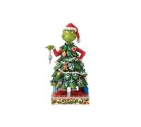 Enesco Statuina natalizia Grinch travestito da albero di natale "Jim Shore" 5x5.7.xH12.7 cm