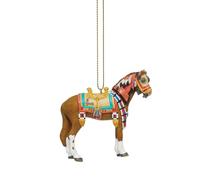 Enesco The Trail of Painted Ponies Buffalo Medicine Ornamento da appendere, 6,1 cm, multicolore