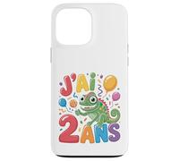 Enfant Cheval geco 2ans Anniversaire Garcon Fille lézard Custodia per iPhone 13 Pro Max