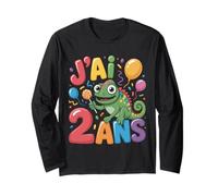 Enfant Cheval Geco 2ans Anniversaire Garcon Fille lézard Maglia a Manica