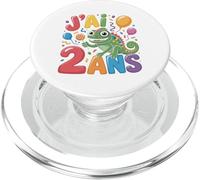 Enfant Cheval geco 2ans Anniversaire Garcon Fille lézard PopSockets PopGrip per MagSafe