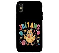 Enfant poulette Enfant 1ans Anniversaire Fille pollo Custodia per iPhone X/XS