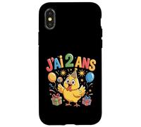 Enfant poulette Enfant 2ans Anniversaire Fille pollo Custodia per iPhone X/XS