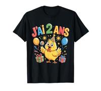 Enfant poulette Enfant 2ans Anniversaire Fille pollo Maglietta