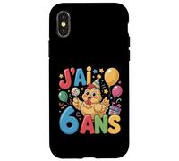 Enfant poulette Enfant 6ans Anniversaire Fille pollo Custodia per iPhone X/XS