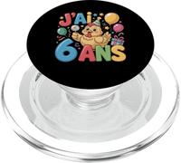 Enfant poulette Enfant 6ans Anniversaire Fille pollo PopSockets PopGrip per MagSafe