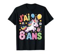 Enfant unicorno Enfant 8ans Anniversaire Garcon Fille licenza Maglietta