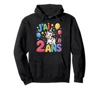 Enfant vache Enfant 2ans Anniversaire Garcon Fille Mucca Felpa con Cappuccio