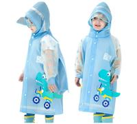 Enfants Imperméables Fille Garçon Poncho de Pluie Manteaux Imperméables Veste de Pluie à Capuche Cape de Pluie Vêtements de Pluie