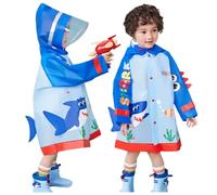Enfants Imperméables Fille Garçon Poncho de Pluie Manteaux Imperméables Veste de Pluie à Capuche Cape de Pluie Vêtements de Pluie Réutilisable