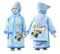 Enfants Imperméables Fille Garçon Poncho de Pluie Manteaux Imperméables Veste de Pluie à Capuche Cape de Pluie Vêtements de Pluie