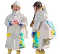 Enfants Imperméables Fille Garçon Poncho de Pluie Manteaux Imperméables Veste de Pluie à Capuche Cape de Pluie Vêtements de Pluie