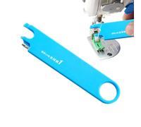 Enfile-aiguille Pour Machine À Coudre Plat - 3ᵉ Génération Anti-Piqûre Avec Rangement Magnétique, Règle Et Loupe | Accessoire De Multifonctionnel Pour Enfilage Automatique Rapide | Idéal Pour