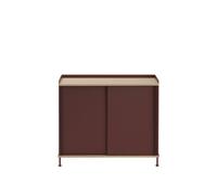 Enfold Tavolino 100x45 Rovere/Rosso Profondo