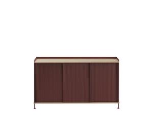 Enfold Tavolino 148x45 Rovere/Rosso Profondo