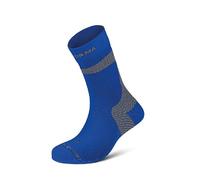 Enforma - Calzini ACHILLES SUPPORT (FR/ES, lettere, M, regolare, blu/grigio), Azzurro/Grigio, M