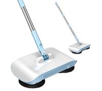 Enforose Aspirapolvere senza fili Leggero 2 in 1 Aspirapolvere manuale potente ad alta efficienza Mocio a spinta manuale per tappeti e capeli di animali domestici (con un panno)