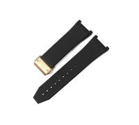 ENFYUSTR Adatto for cinturino for orologio Ferragamo F80 Sports Series, cinturino in silicone impermeabile da uomo, 26 mm(Black-rosegold)
