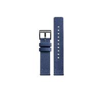 ENFYUSTR Cinturino for Orologio in Tela Color Cachi da 18 mm, 19 mm, 20 mm, 22 mm, Cinturino a sgancio rapido for Cinturino di Ricambio Militare(Navy Blue 2,18mm)