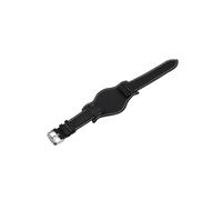 ENFYUSTR Cinturino for orologio in vera pelle da 18 mm, 20 mm, 22 mm con cinturino in pelle opaca, bracciale retrò(BlackWhite,22mm)