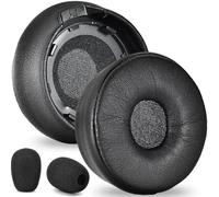 Engage 75 - Cuscinetti auricolari e microfono di ricambio in schiuma, compatibili con cuffie Jabra Engage 55/65/75 (versione stereo) (non adatte a Engage 50, Engage 55/65/75 Mono Version)