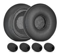 Engage - Kit di 30 cuscinetti auricolari e 4 pezzi di ricambio per microfono, cuscinetti auricolari defean compatibili con cuffie Jabra Engage 30/Engage 50, schiuma ad alta densità per isolamento