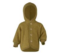 Engel 98-104 - Giacca in pile di lana con cappuccio (zafferano melange)