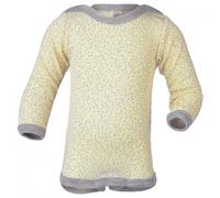Engel - Baby Bodysuit Long Sleeve with Press Studs on Shoulder - Intimo lana merinos 62/68 beige