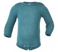 Engel - Baby Bodysuit Long Sleeve with Press Studs on Shoulder - Intimo lana merinos 74/80 turchese