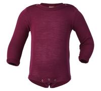 Engel - Baby Bodysuit Long Sleeve with Press Studs on Shoulder - Intimo lana merinos 86/92 lilla