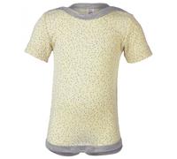 Engel - Baby Bodysuit Short Sleeve with Press Studs on Shoulder - Intimo lana merinos 86/92 beige