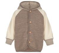 Engel - Baby Hooded Jacket with Wooden Buttons - Giacca tempo libero 74/80 marrone